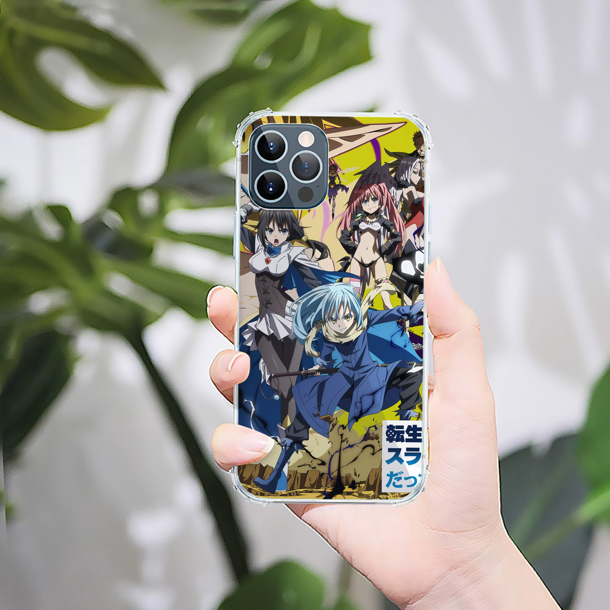 （画像用） 転スラ Regarding Reincarnated to Slime 【iPhone 12シリーズ対応】透明スマホケース（クリアソフトケース）